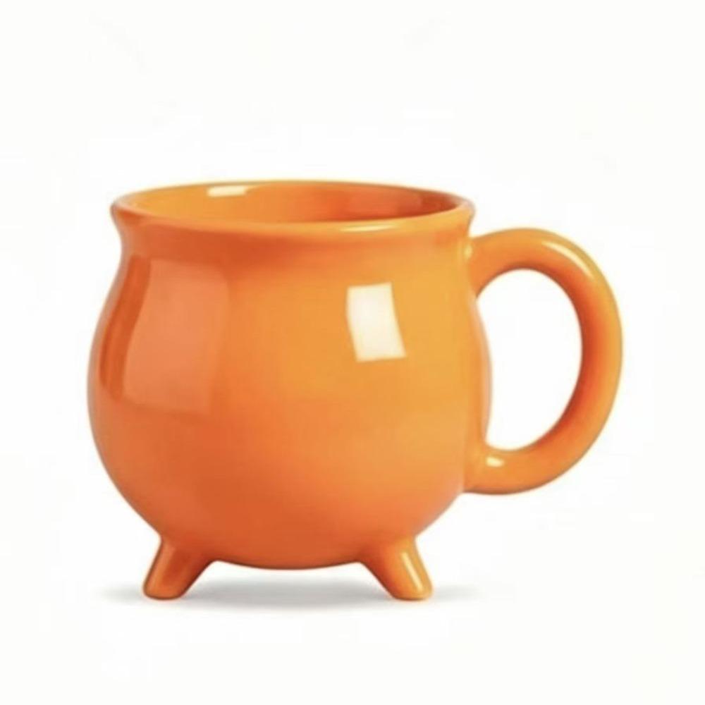 400ml Capacity Halloween Mug Anti-scald Handle Wizard Magic Jar Mug Afternoon Tea