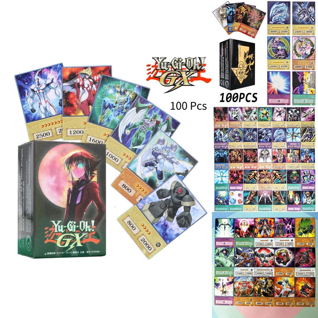 Набор самодельных карт Yu-gi-oh Потрясающий Белоглазый Дракон Темный Маг 100 карт