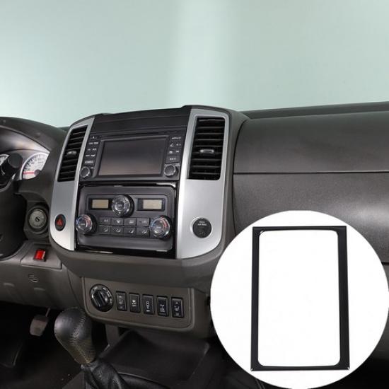 Glossy Piano Black Air condition Panel Trim Sticker For Nissan Frontier 05-21