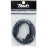 TECH 3.5mm Connector TRRS (4-Pole) Male to Male Cable, 1.5m, TRSM-1.5