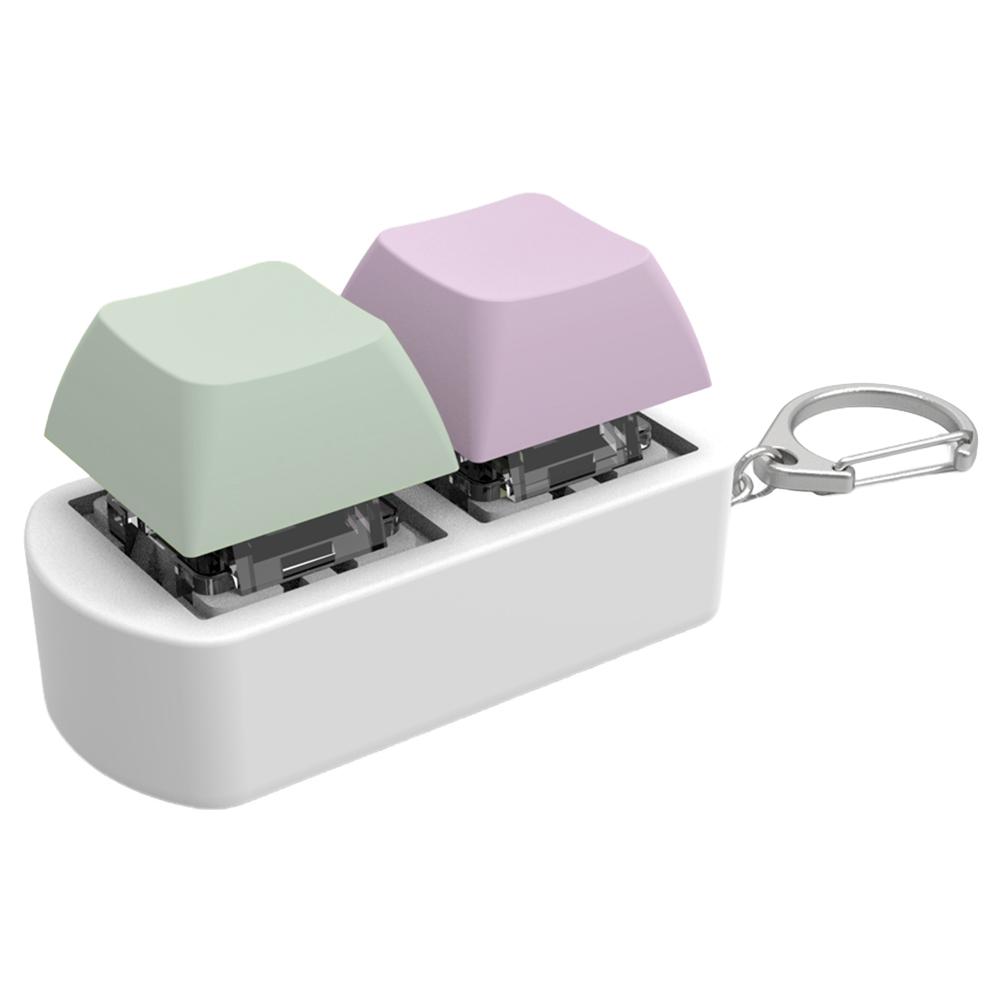 Keyboard Fidget Fidget Clicker 2 Keys Stress Relief Button Mechanical Keyboard Fidget Button Relief Stress Gifts for Adults