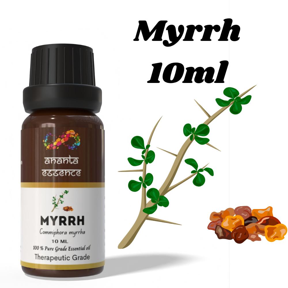 Эфирное масло Мирры Ananta 10 мл | Ароматическое масло Commiphora Myrrha | Теплое смолистое эфирное масло
