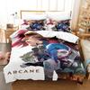 Cartoon Anime Arcane Jinx  Bedding Set Bedding Set Comforter Sets Bed Sheets Set King Size Bedding Set Quilt Set Bed Linen