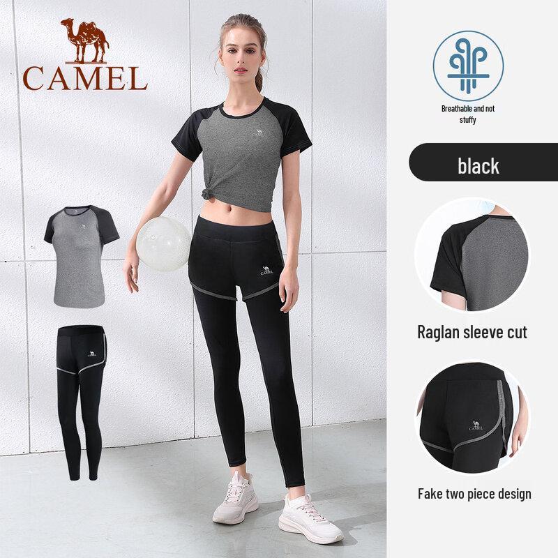 Camel Женский вязаный спортивный костюм