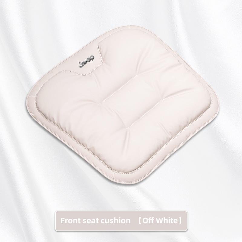 Car Seat Cushion Cover Breathable Leather Protector Mat For Jeep Grand Cherokee Wrangler JK Gladiator Compass Renegade Patriot