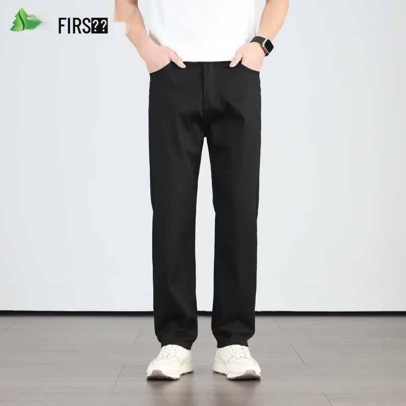 FIRS Men's Tencel Blend Stretch Summer Jeans