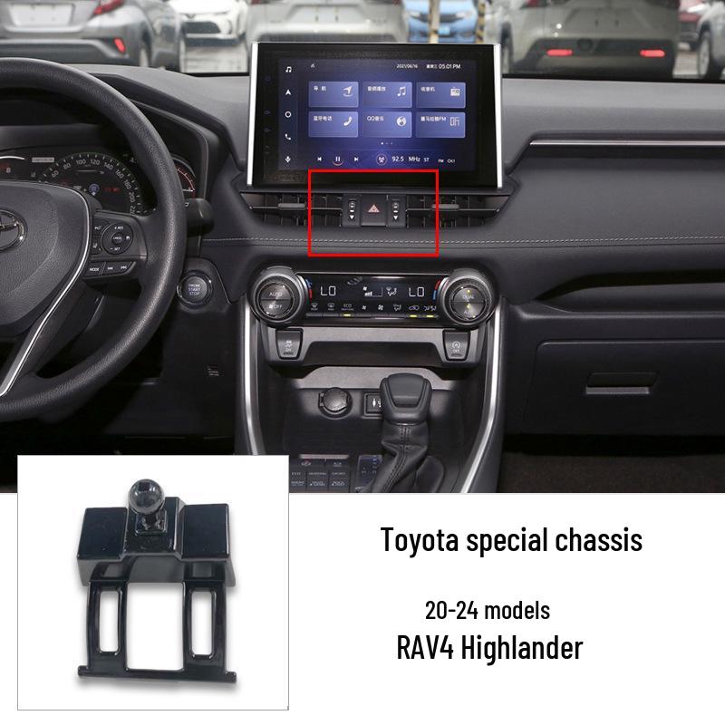 Автомобильный держатель для телефона для Toyota Camry 6-го поколения, Corolla, Highlander - Аксессуар с клипсой