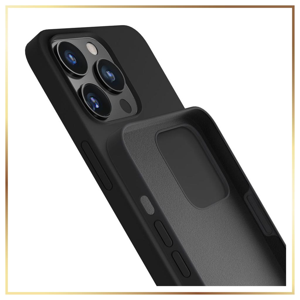 Etui 3Mk Silicone Case Do Iphone 15 Pro, Czarne
