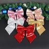 Harbor Love Sequin Glitter Bows: Christmas Tree Decoration Accessories