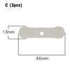 3Pcs Plate Valve Plate Air Tools Pump Head Gasket Silent Metal Oil Free Air Compressor Cylinder Head Valve Plate Iron Sheet