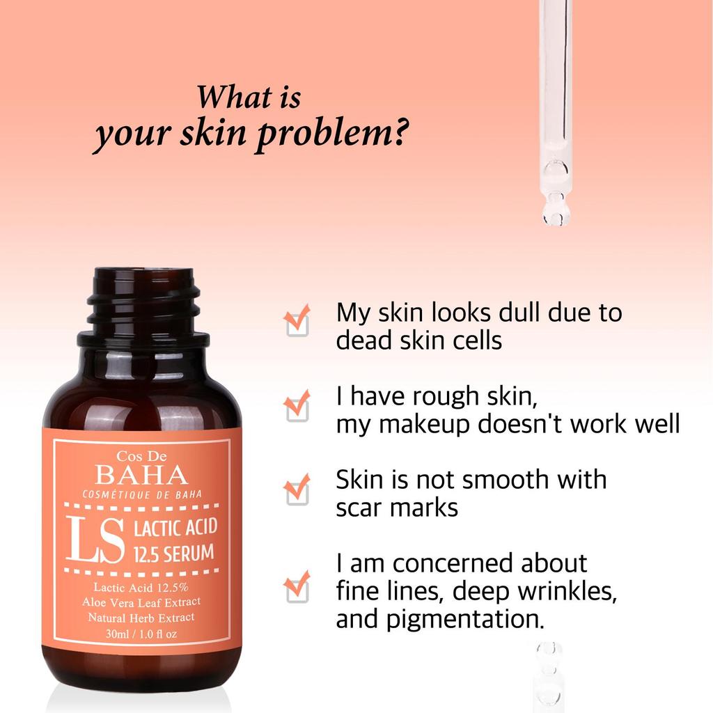 Cos De BAHA LS Сыворотка с молочной кислотой 30мл (3 варианта)