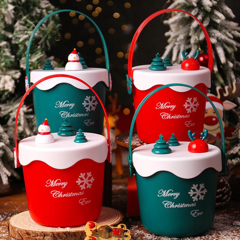 Рождественские конфеты, шоколадные конфеты, фрукты, подарок, Санта-Клаус, снеговик, бант, уникальная упаковочная коробка