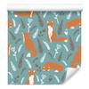 Foxes in the Grain Wallpaper for Living Room and Bedroom 50x1000