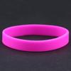 New Fashion Trendy Silicone Rubber Wristband Flexible Wrist Band Cuff Bracelet Bangle 1Pcs