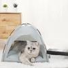 Haustier Zelt Bett mit Baldachin Tragbare Katze Bett Erhöhte Haustier Bett Atmungsaktive Weiche Katze
