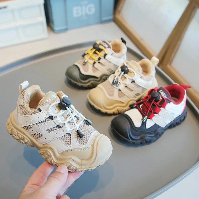 Children's Sneakers for Boy 2024 New Kids Causal Basketball Shoes Fashion Breathable Chunky Girls School Running Sports Shoes