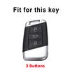 TPU Leather Car Key Case Cover For VW Volkseagen Passat B8 Magotan Skoda Superb A7 Kodiaq Seat Keyless Protector Shell Fob Bag