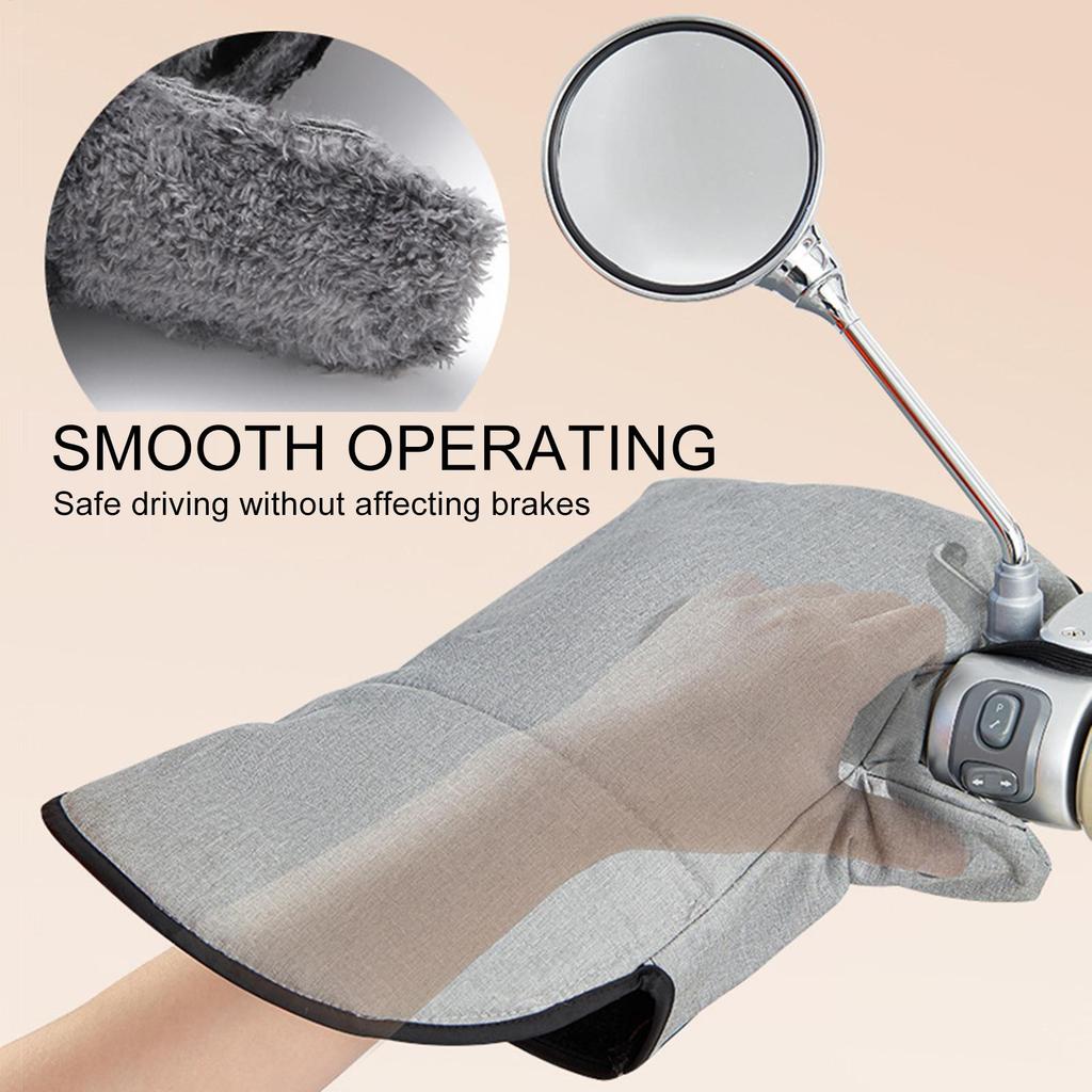 Чехлы на руль электросамоката, удобные, водонепроницаемые, ветрозащитные, рукавицы для руля снегохода, защита рук для женщин, зима, холод