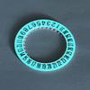 Top C3 Green&Blue Luminous 6H Datewheel Parts Fit to NH35 NH36A NH34 Movement Modification Movement 6H Disc Accessories