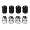 W1523D Metal Car Wheel Tire Valve Stem Caps Exterior Accessories For Volkswagen VW R Polo Passat Rline Golf 4 5 6 Tiguan Jetta GTI