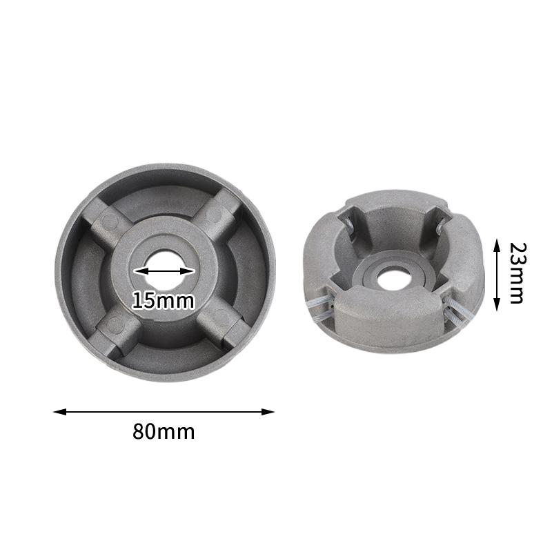 Универсальная головка для газонокосилки из алюминиевого сплава с нейлоновой стальной леской для кошения газона, запасные части для газонокосилки