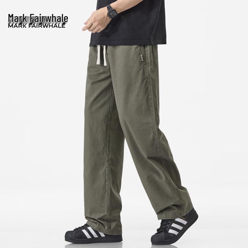 Мужские прямые хлопковые брюки свободного кроя Mark Fairwhale