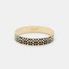 Women's Signature Enamel Bangle Bracelet C7771 Gdblk