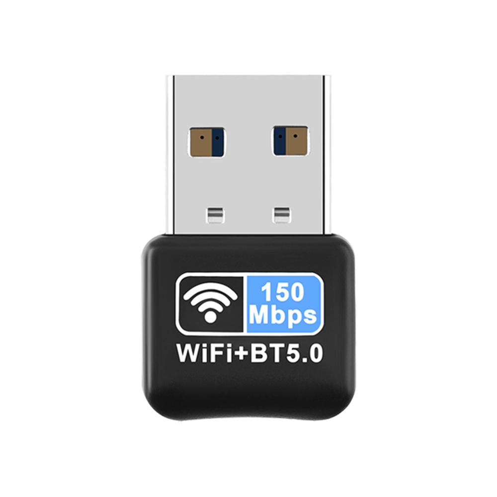 Mini USB WiFi Adapter 150m 2.4G Bluetooth 5.0 Portable Wireless Network Card Adapter For PC Laptop Windows 10/11 Driver Free