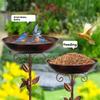 Vintage Garden Birdbath Sturdy Bird Feeding Dish Bird Raising Tool Bird Water Bowl  Courtyard