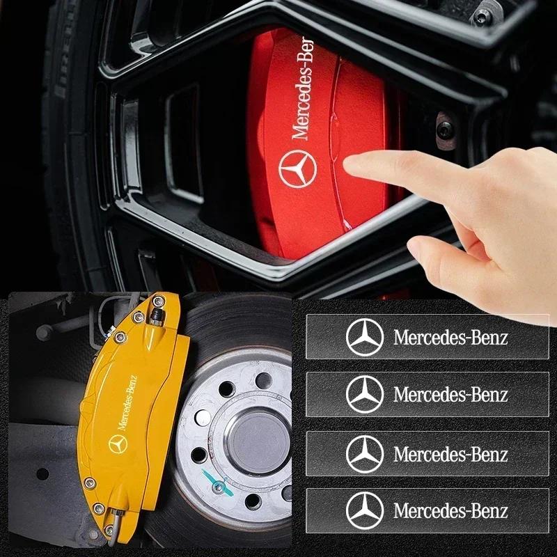 2026 Hot Car Emblem Logo Decorative Stickers Badge Decal For Mercedes Benz AMG W176 W202 W204 W205 W210 W211 W212 CLA CLK CLS GLA GLC
