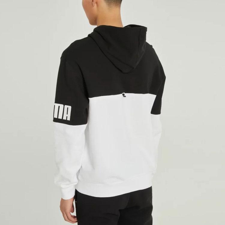 Puma Повседневная мужская куртка с капюшоном Colorblock, белая 670936-01