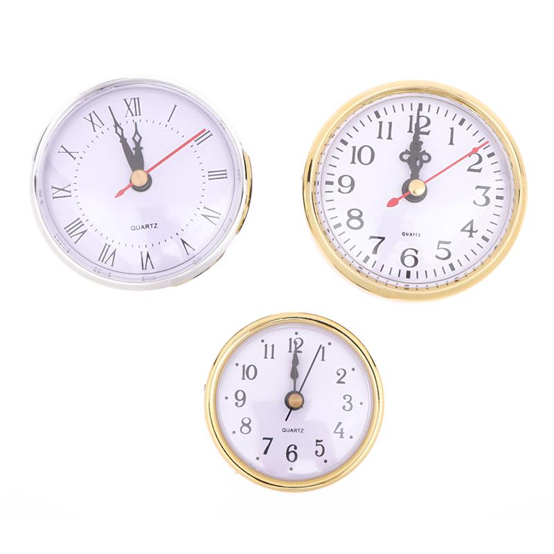 1PC DIY Quartz Clock Insert Movement Roman Bedside Antique Watch Desk Decoration Accessories 65/80/110mm