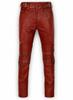 New Men Dark Red Pant Genuine Handmade Leather Lambskin Biker Stylish Wear Designer Soft