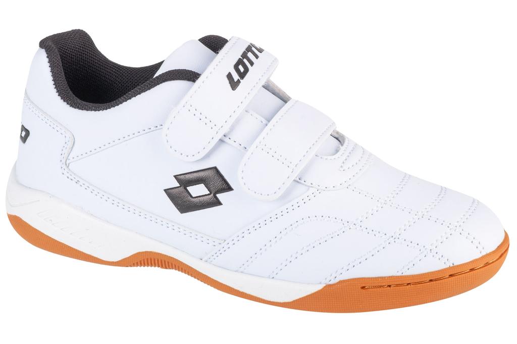 Lotto Pacer K, для мальчика, белые кроссовки для мини-футбола