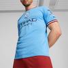 Puma Manchester City F.C. Home Letter Print Football Sports Short Sleeve T-Shirt Men Tops Blue 765710-01