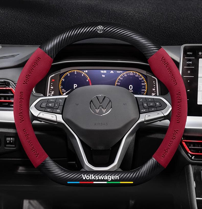 Чехол на руль Volkswagen: Совместимо с моделями Lavida, Sagitar, Bora, POLO, T-Roc, CC, Lamando и Magotan