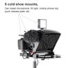 Portable Remote Control Teleprompter Video Recording Prompter for Phone/Camera/Tablet