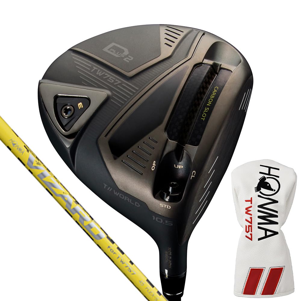 Honma Golf Драйвер Tour World TW757 PLUS 2 Лофт 9 VIZARD для TW757 45 (ХОНМА) ТИП-D (1W градусы) (S/Мужской)