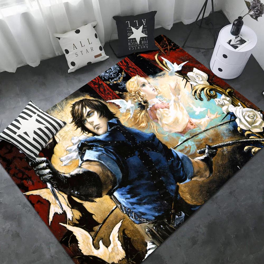 Коврик для пола C-Castlevania, коврик для пола, нескользящий коврик для прачечной, декор для прачечной, балкон, детская, гостиная, домашние ковры