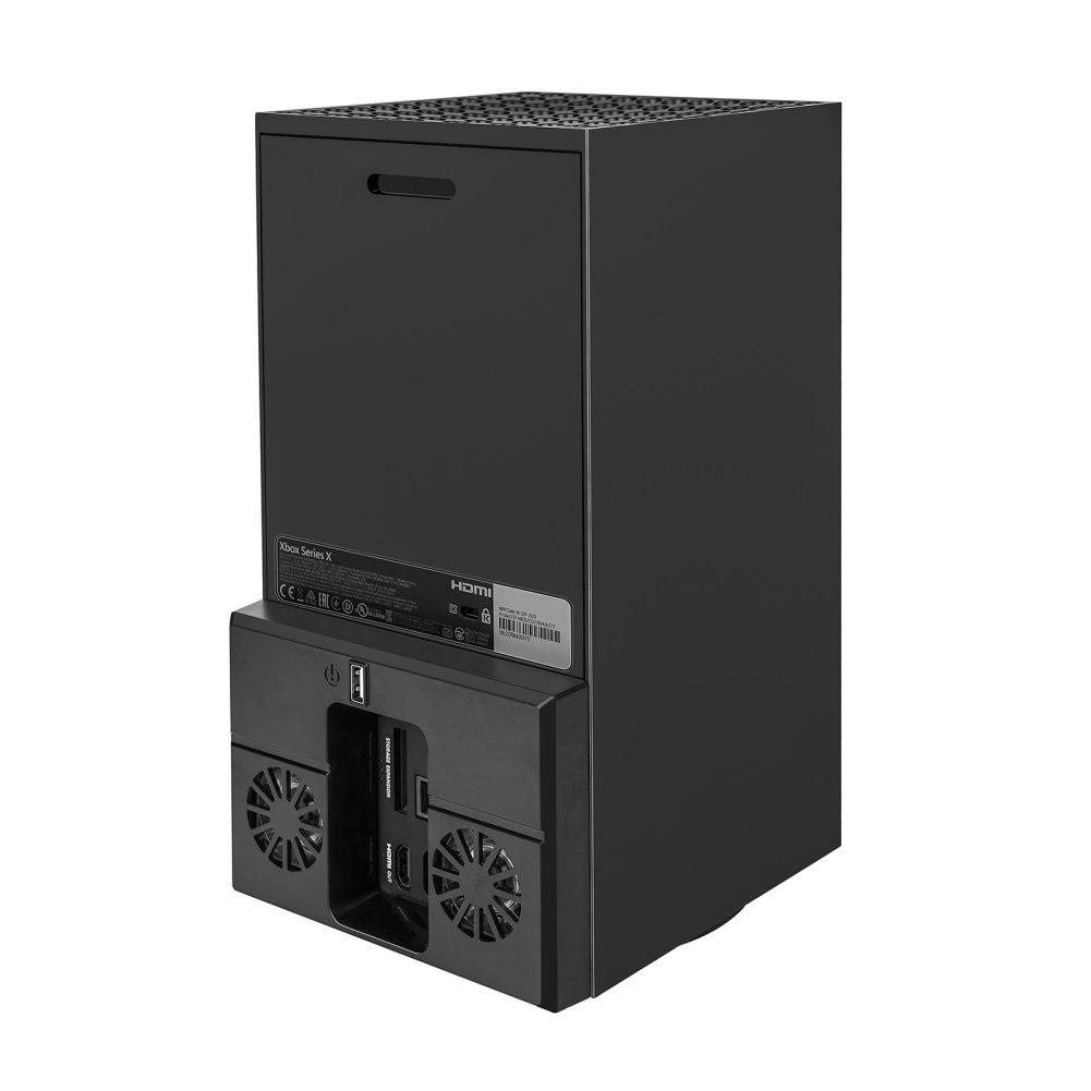 Охлаждающий вентилятор, совместимый с Xbox Series X, внешний USB-кулер с турбонаддувом, вентилятор с контролем температуры, консольная система охлаждения для Xbox Series X