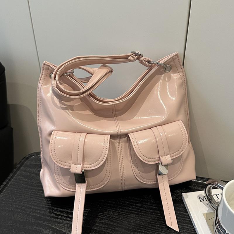 Women's 2025 New Fashion Single Shoulder Crossbody Pocket High Sense Commuting Underarm Tote Bag Large Capacity Commuting Convenience