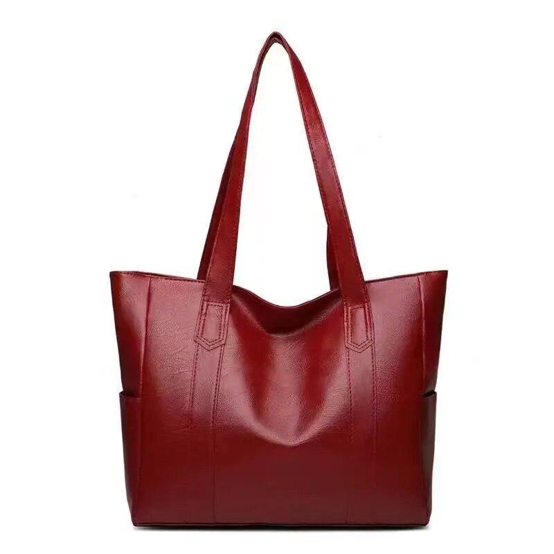 Женская сумка через плечо из искусственной кожи большой емкости Crossbody Hand Tote Vintage