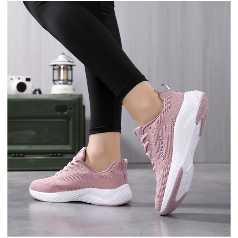 Women's Soft-soled Casual Shoes Running Shoes Fly-knit Breathable Sneakers