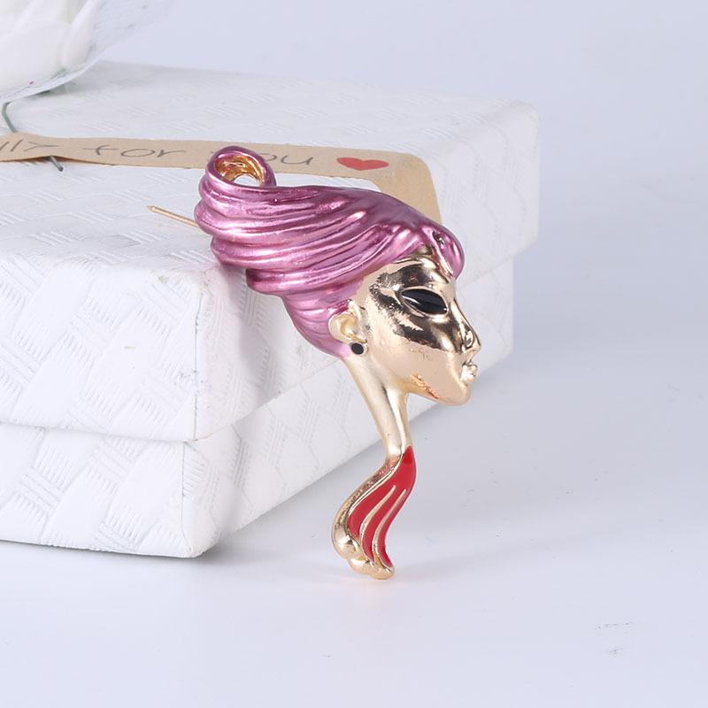 Модная брошь с изображением мультфильма «Эмаль в виде капли масла», аксессуары из сплава, аксессуары для одежды