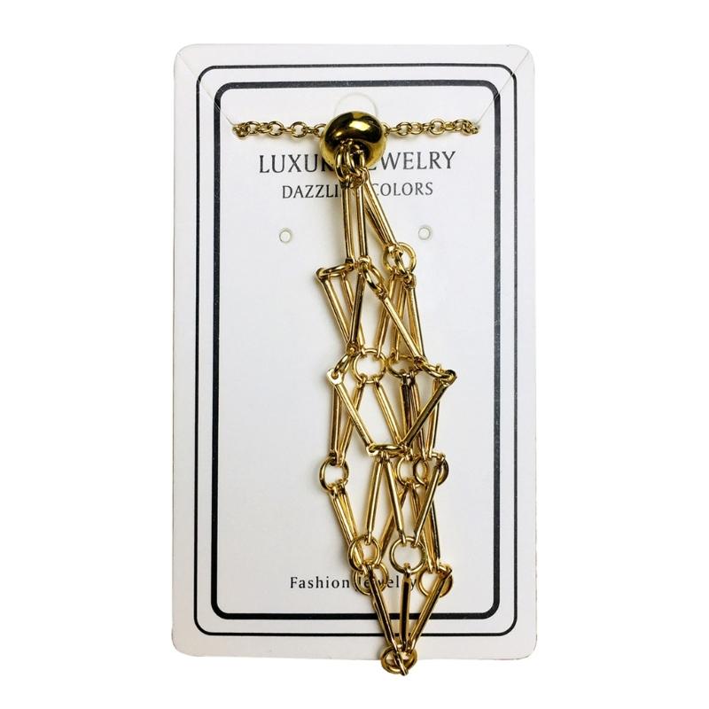 Unique Empty Necklace Holder Adjustable Chain Choker Metal Cage Shape Pendant Necklace for Independent Thinkers