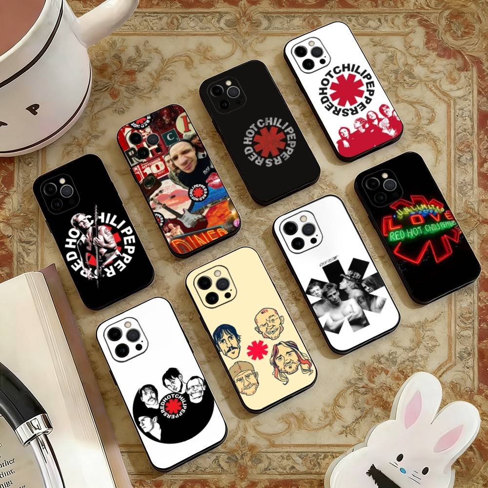 R-Red Hot Chili Peppers Чехол для телефона Силиконовый Мягкий Для IPhone 17 16 15 14 13 12 11 X XR Plus Pro Max Plus