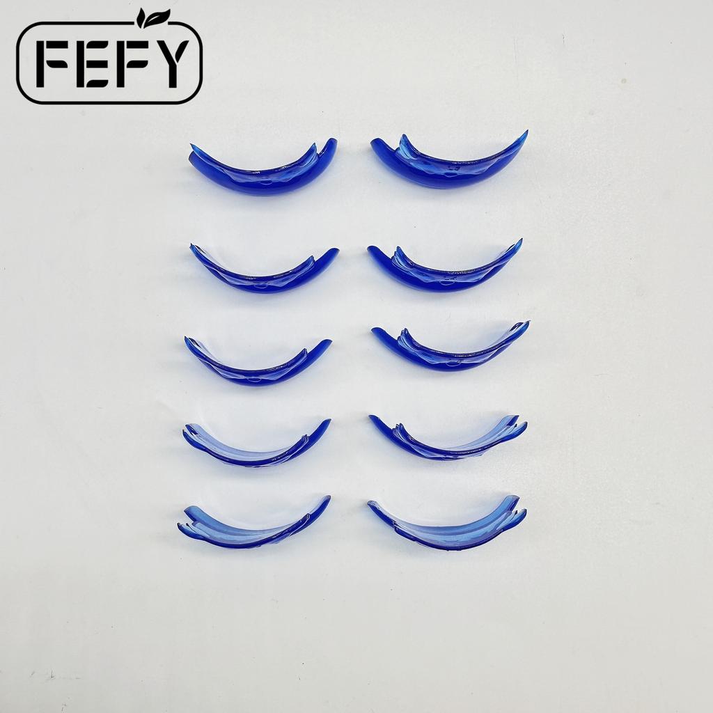 Korean Lash Lift Shields L Curl 5 Size Glueless Gel Keratin Eyelash Perm Rod Lifting Tinting Shields Elastic Perming Rods Pads