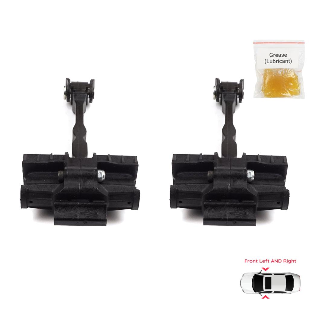 BDP1346-1 2 Pieces Front Door Hinge Brake Stop Check Strap Limiter for VW UP! Skoda Citigo Seat Mii 2011-2024 5-Door Hatchback 1S0837249