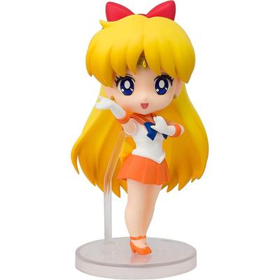 TAMASHII NATIONS Figuarts Mini Сейлор Мун Сейлор Венера 90 мм ПВХ АБС Окрашенная Фигурка Действия