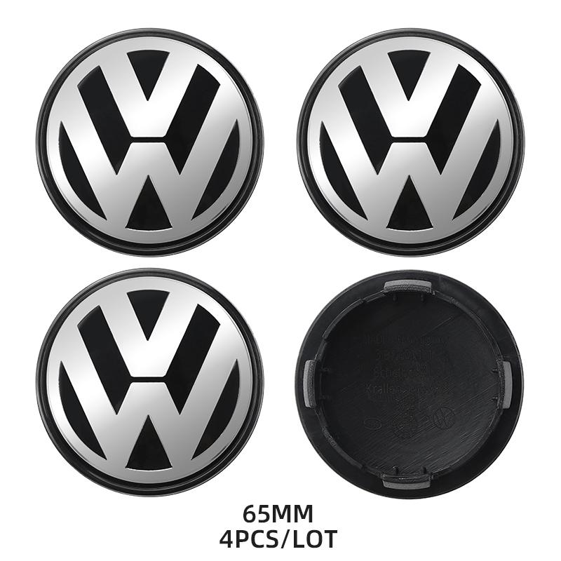 Emblems 56mm 65mm For VW Volkswagen Passat POLO Tiguan Golf Jetta Car Replace COVER Car Wheel Center Cap Hub Covers Badge Access zk4